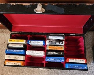 8 track tapes in case