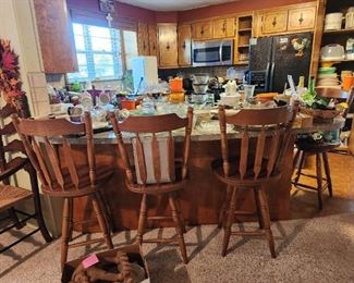 Bar stools - 4 - will sell as set or separately 