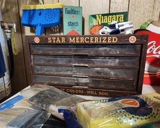 Star mercerized vintage thread cabinet