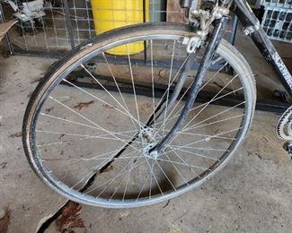 Front wheel of bike