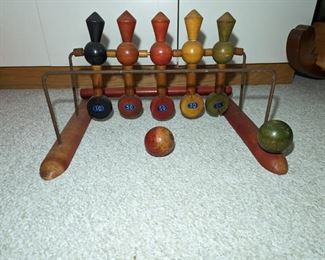 Antique Bowling Game