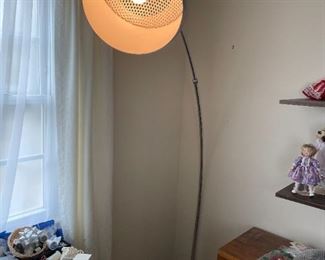 Large floor goose neck lamp