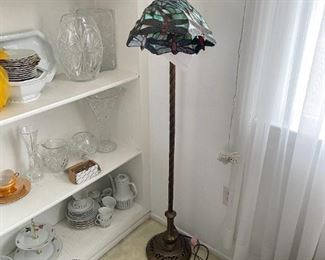 Tiffany style floor lamp