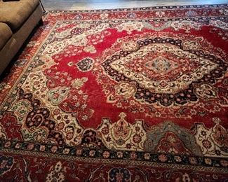13’x9’ wool rug made in Iran. 
