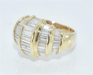14K Gold and Diamond Ring, 1.25 CTTW