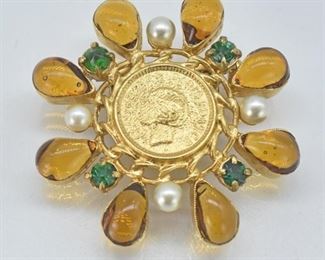 Chanel Coconnel Coin Brooch, 95A