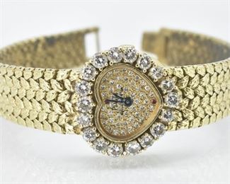 Piaget Quartz 18K Gold and Diamond Watch