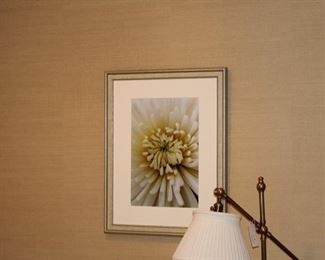 Floral print framed and matted $50