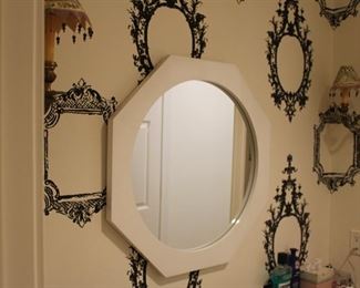 Bungalow 5 white mirror, $195