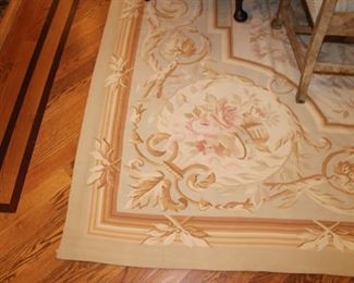 Aubusson area carpet, $1,200