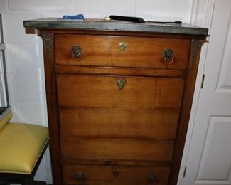 Antique drop down chest - refinished $250