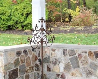 Wrought Iron Outdoor Candle Holder