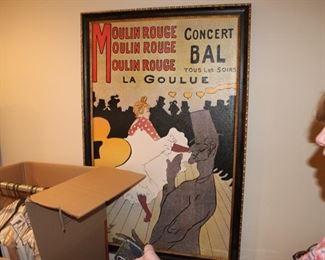 $1,200 framed Official framed poster