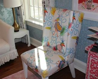 Fruit Loops custom-made chair by Clarence House $650