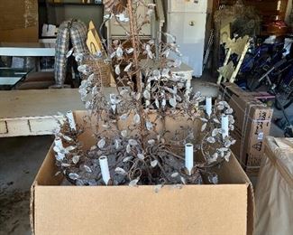 Large, gorgeous chandelier. Must see!