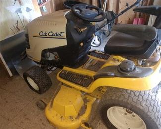 Lawn mower runs like a charm & cared for less then 300 hours on it!