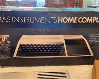 https://www.agesagoestatesales.com NW1012 VINTAGE HOME COMPUTER BY TEXAS INSTRUMENTS 1980s, UNTESTED