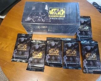 Star Wars Starter decks Premiere Edtion with 6 booster packs sold individually 