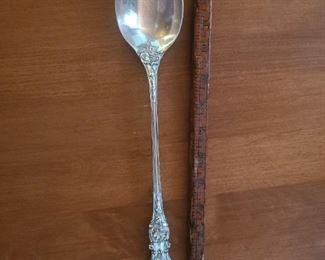 Style; Frances 14" ladle solid silver