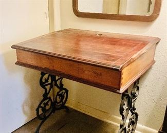 Antique slant top desk