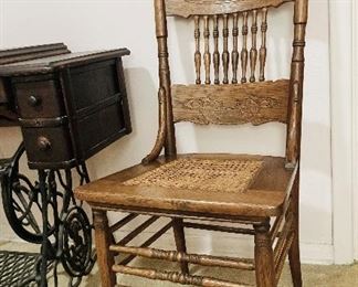 Pressed back chairs