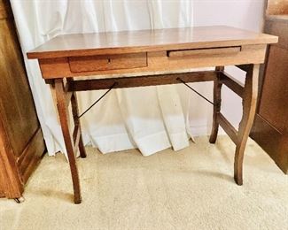 Antique oak child’s desk