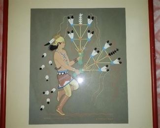 Harrison Begay, Navajo Feather Dancer 