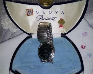 Vintage Bulova mens watch
