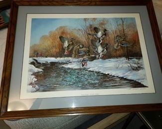 M.  Wayne Willis print, signed