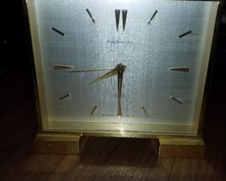 Georg Jensen Inc, 8 days Swiss made, alarm clock 