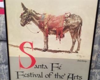 Santa Fe, New Mexico,  Festival of the Arts, Oct 7-22, 1977 print, signed