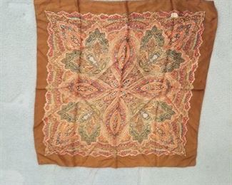 27" x 27" silk scarf  Made in England, Liberty of London