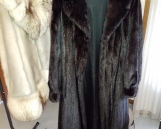 Full length mink coat, original price, 5000.00 we will start price much much lower