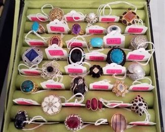 Sterling silver rings