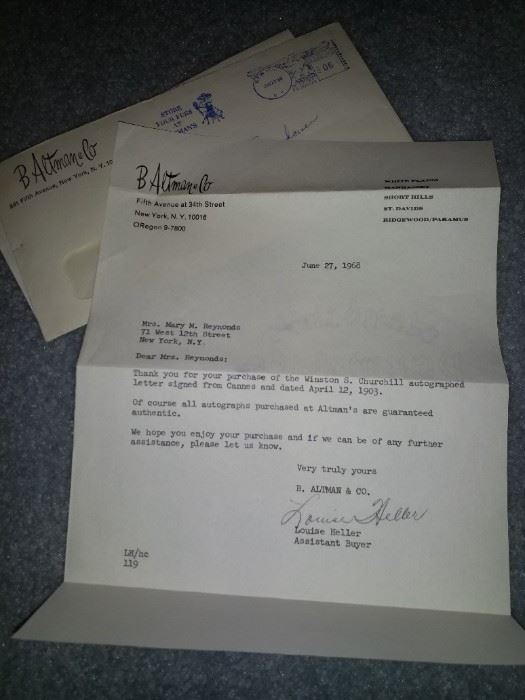Winston Churchill Authenticity