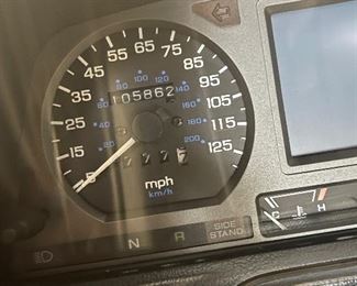Honda motorcycle Miles 105.862 