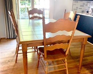 kitchen table and chairs