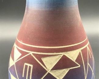 Vintage Handcrafted Pottery Vase
