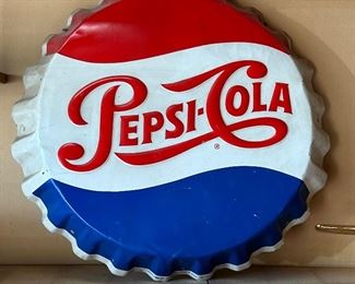 Vintage Pepsi sign 