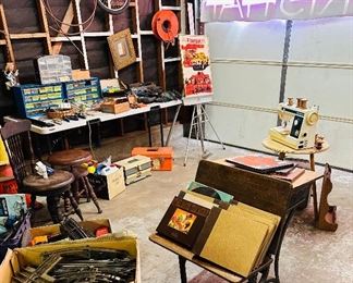 Tools and garage items 