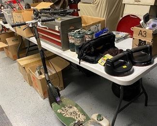 Scooter and other garage items