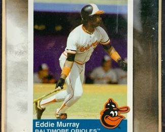 Eddie Murray Baseball Card Framed