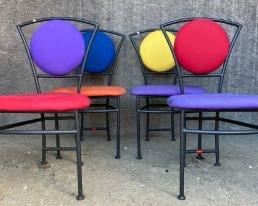 Vintage MCM Memphis Style Dining Chair Mid Century Modern