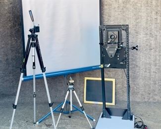 Beseler 23 XL Chassis 8004-02 Enlarger & 2 Tripods