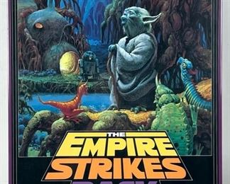 1982 The Empire Strikes Back Star Wars National Public Radio Poster