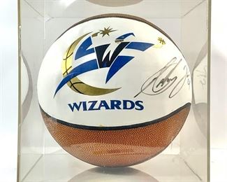 Antawn Jamison Autographed Washington Wizards Basketball