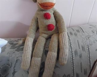 Who does not love a vintage sock monkey