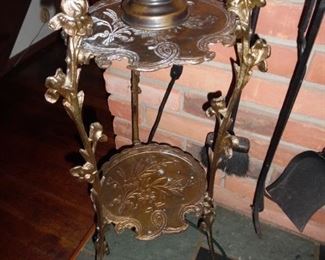 Brass antique stand