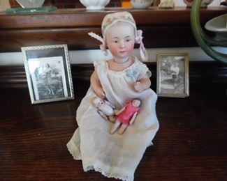 German doll with German baby dolls