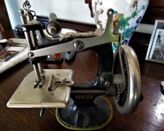 Small, child's Singer sewing machine from the 1920's